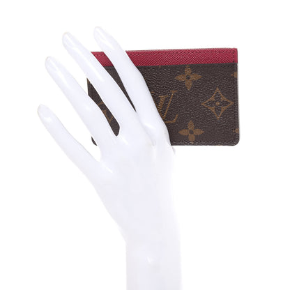 Louis Vuitton Monogram Card Holder Fuchsia 2 of 7