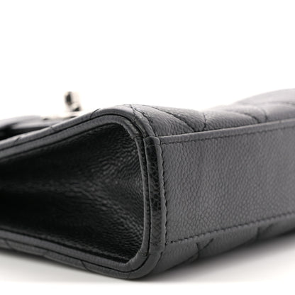 Chanel Caviar Quilted Classic Phone Holder Black 9 of 11