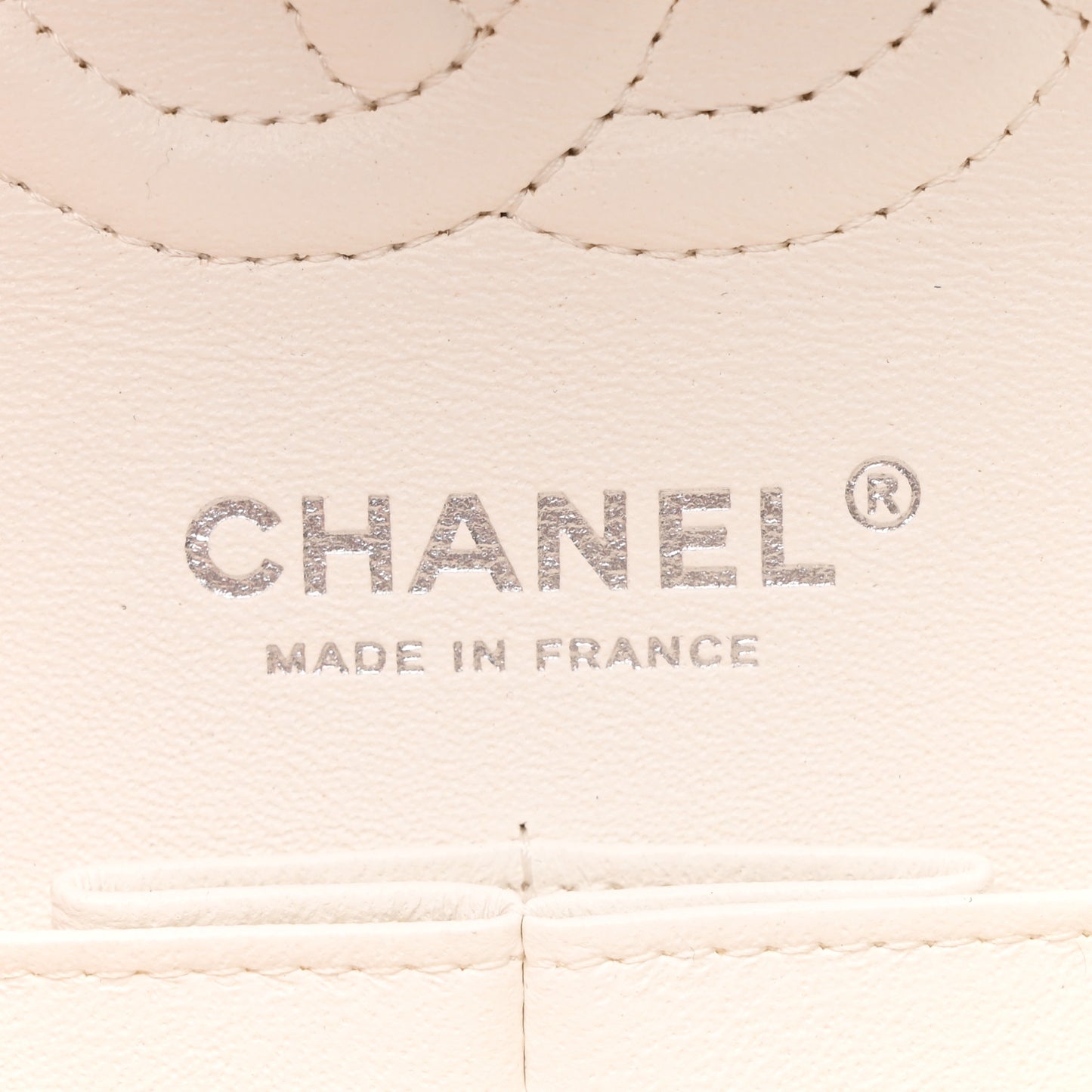 Caviar Quilted Small Double Flap White