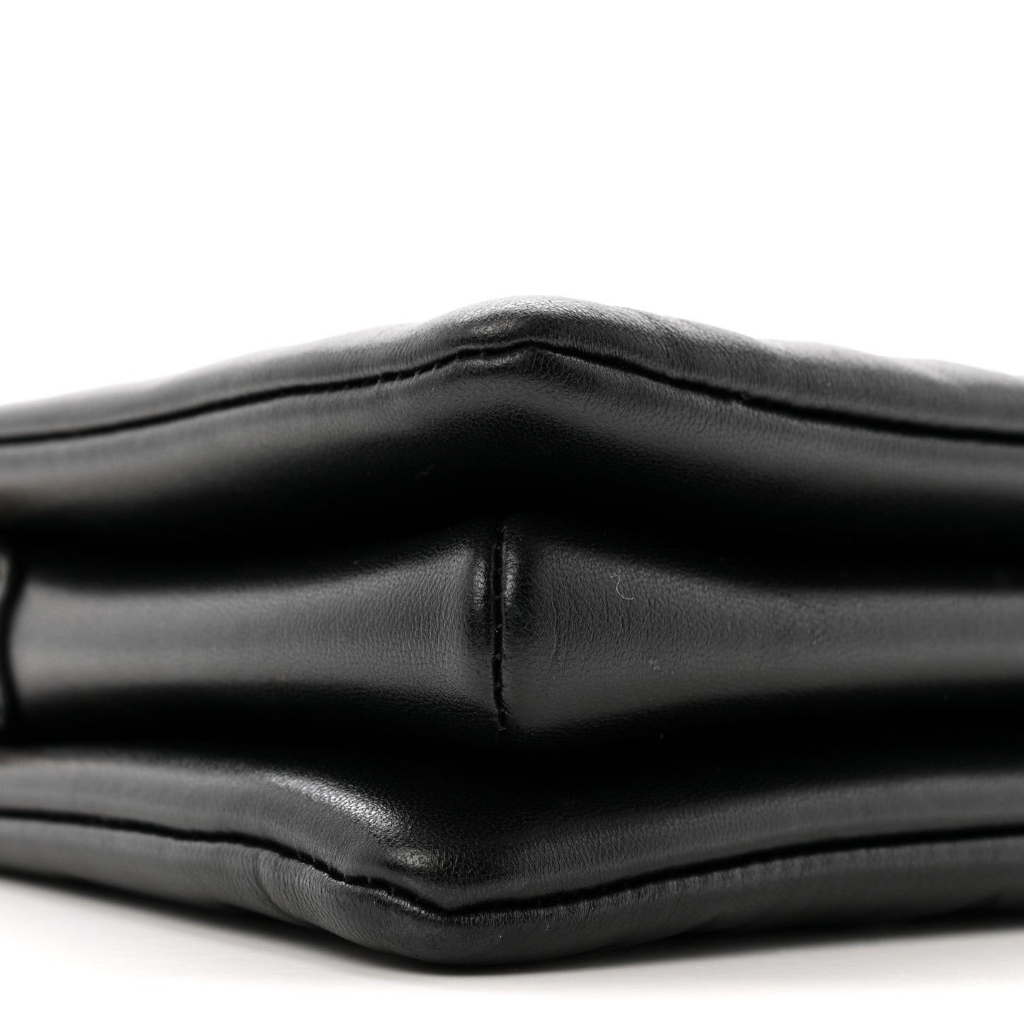 Lambskin Embossed Monogram Coussin BB Black