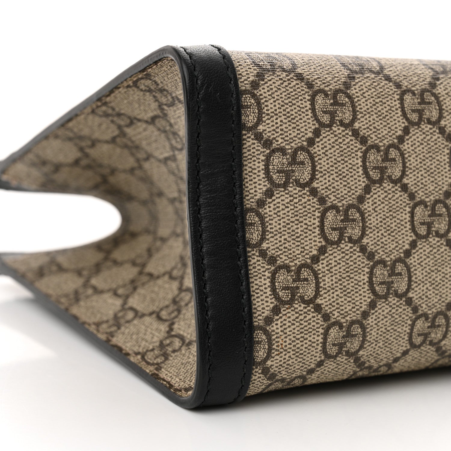 Gucci GG Supreme Monogram Small Padlock Tote Black 9 of 12