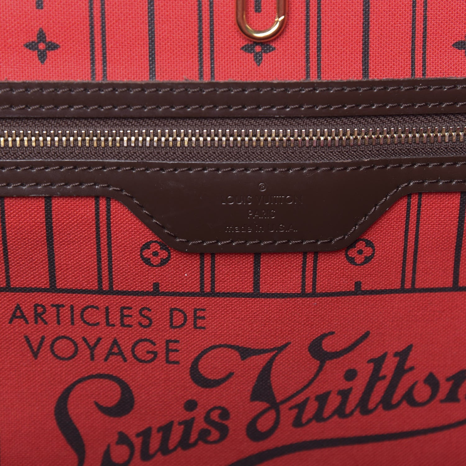Louis Vuitton Damier Ebene Neverfull GM 6 of 12