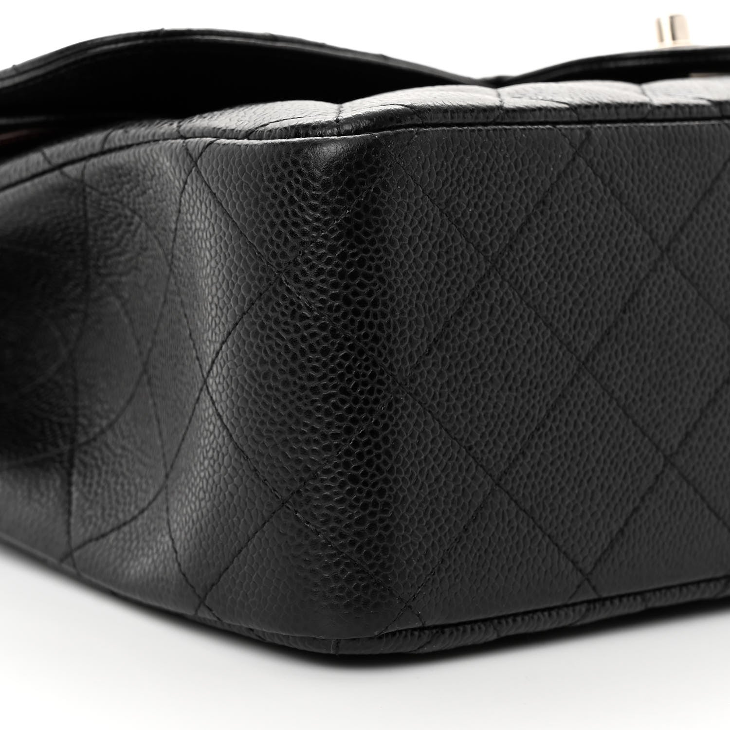 Chanel Caviar Quilted Jumbo Double Flap Black 9 of 12