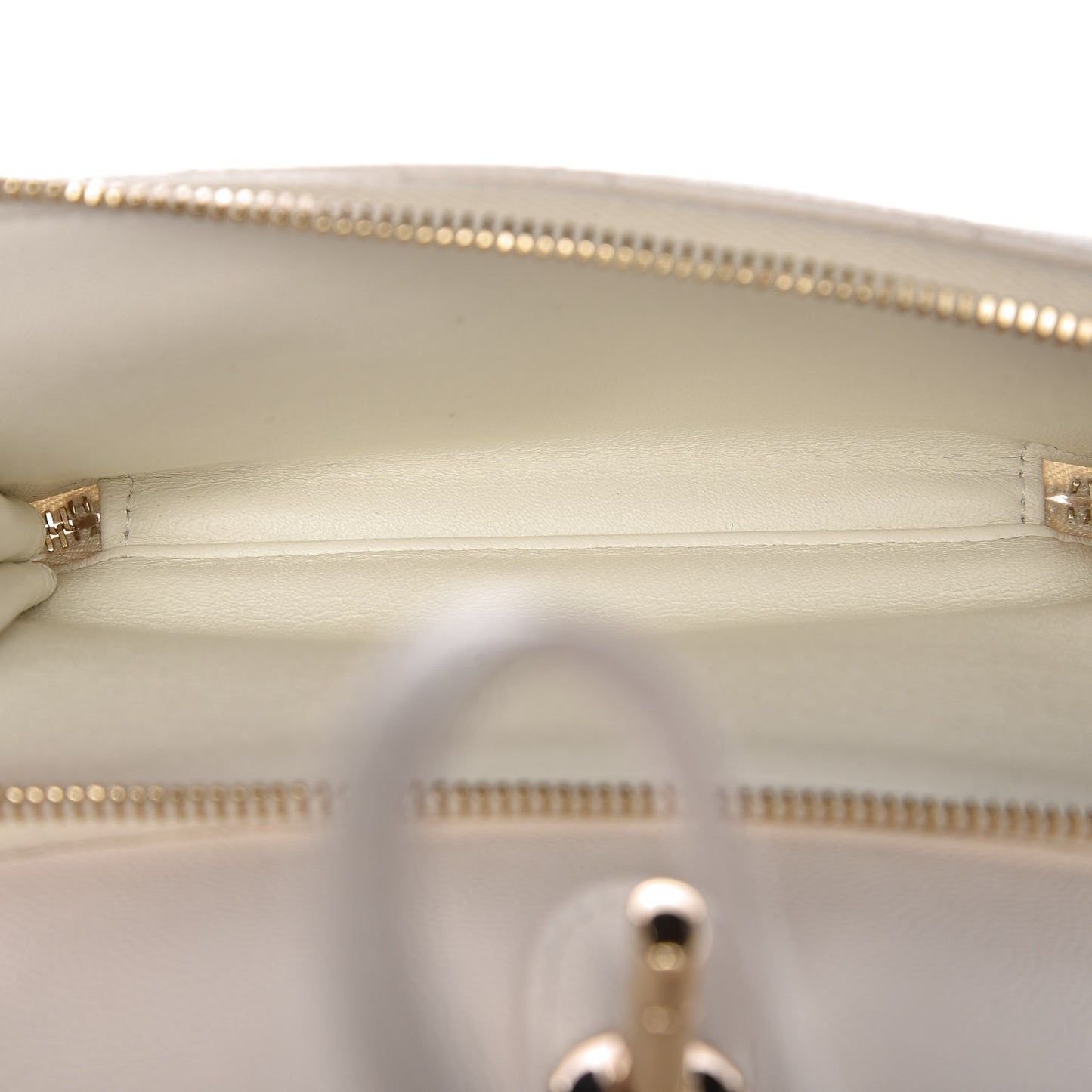 Caviar Quilted Business Affinity Backpack White
