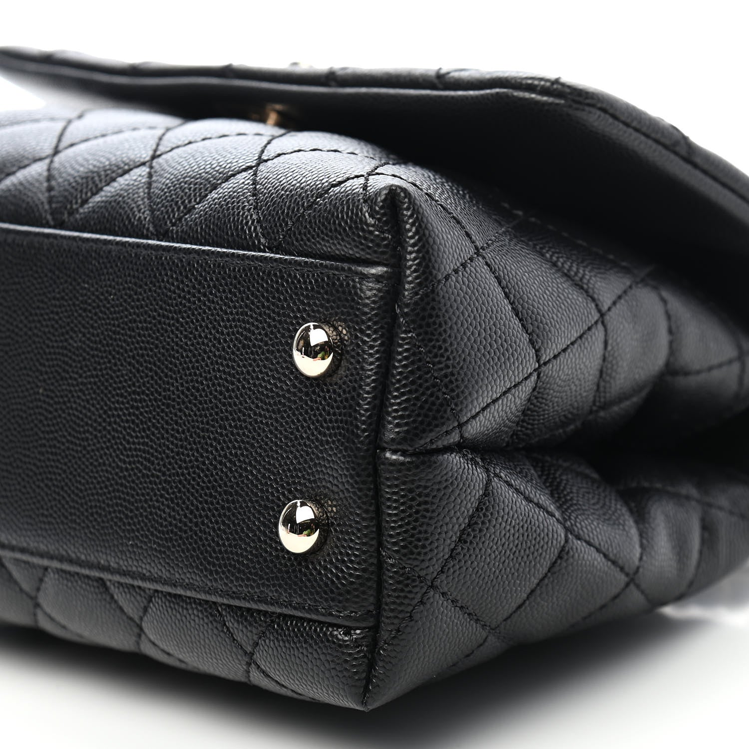 Chanel Caviar Quilted Mini Coco Handle Flap Black 9 of 9