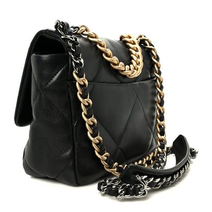 Chanel Lambskin Quilted Medium Chanel 19 Flap Black 3 of 11
