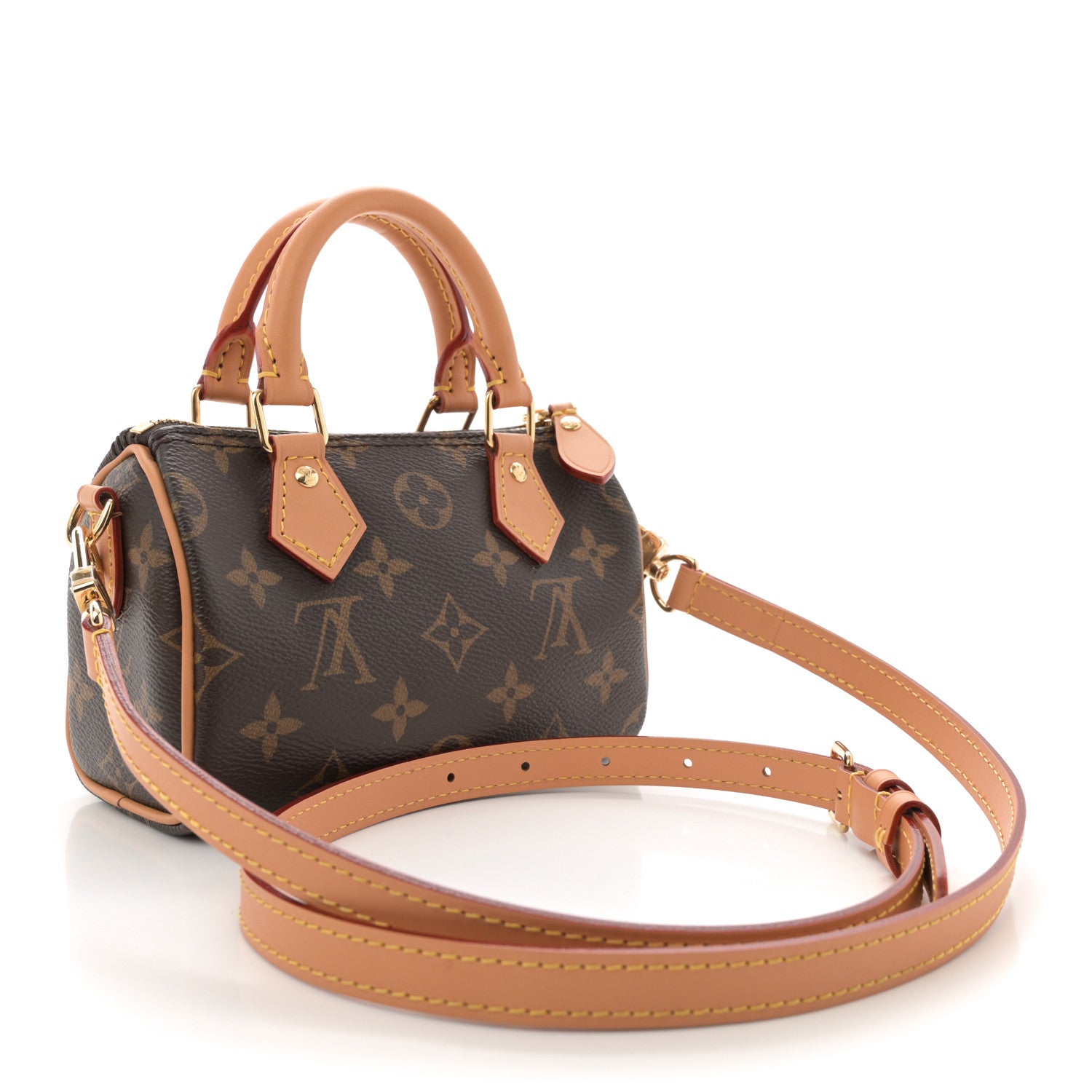 Louis Vuitton Monogram Nano Speedy Bandouliere 3 of 11
