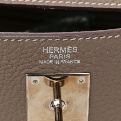 Hermes Togo Kelly Retourne 32 Etoupe 6 of 13