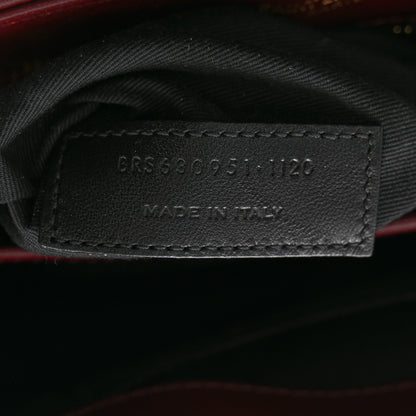 Saint Laurent Calfskin Y Quilted Monogram Toy Loulou Monogram Crossbody Bag Rouge Legion 8 of 11