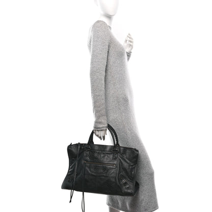 Balenciaga Agneau Classic Hardware Work Black 2 of 10
