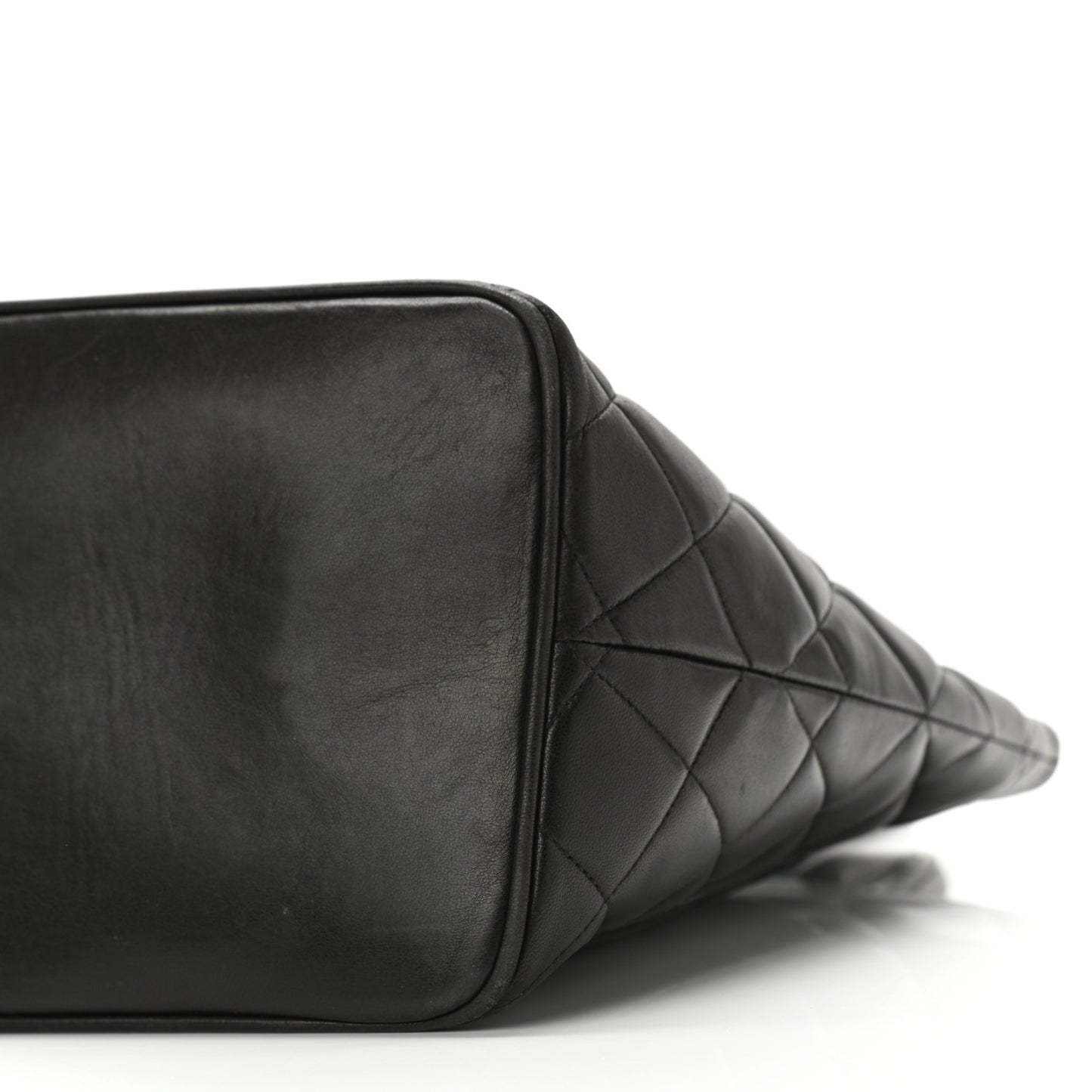 Caviar Quilted Medallion Tote Black