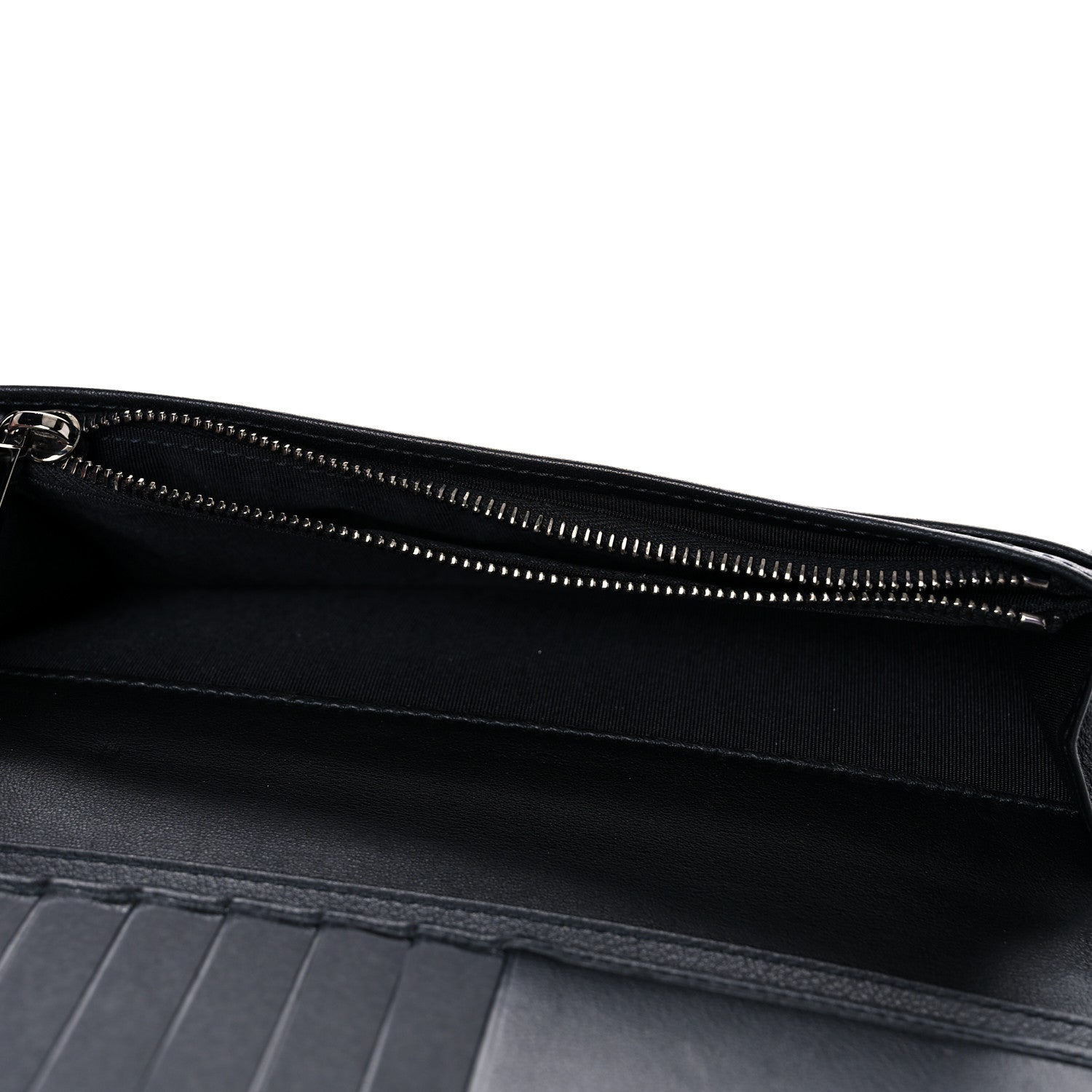 Christian Dior Oblique Vertical Wallet Beige Black 8 of 10