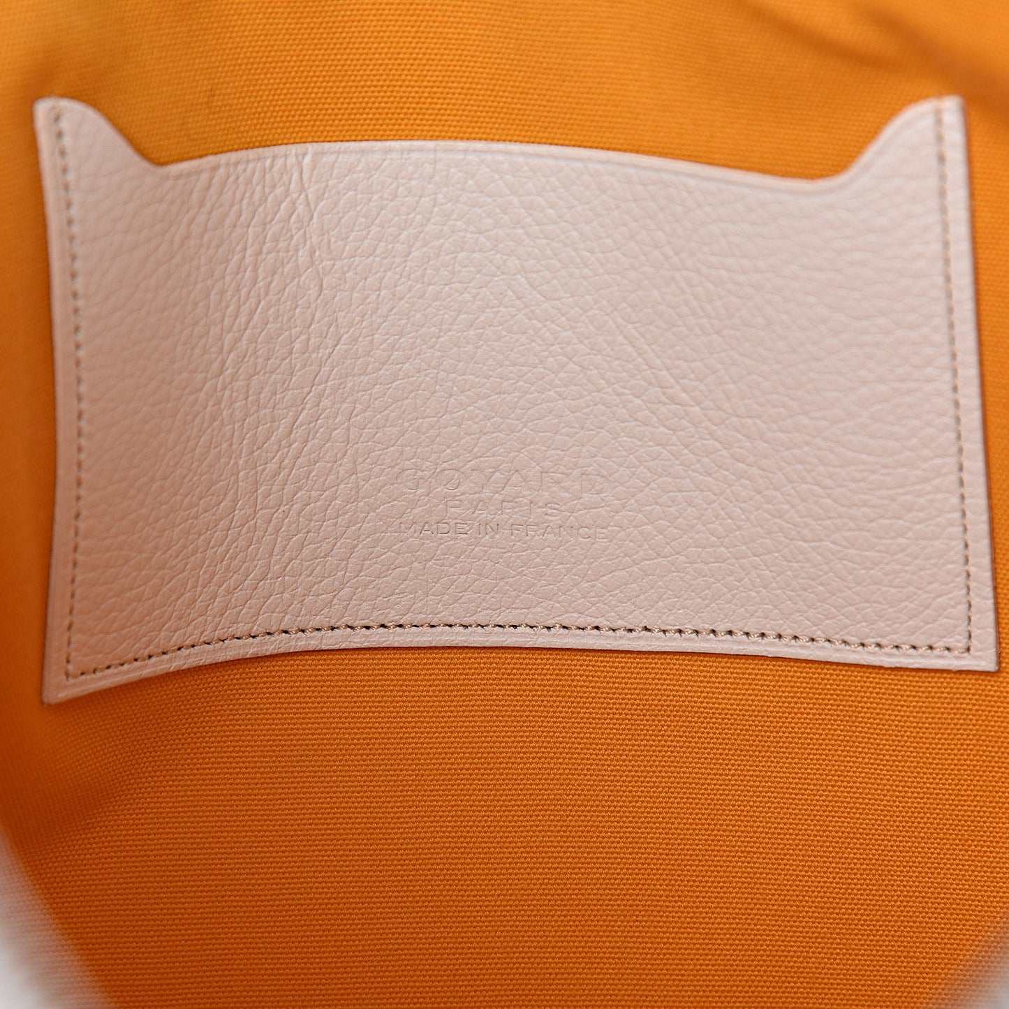 Goyardine Senat Pochette MM White