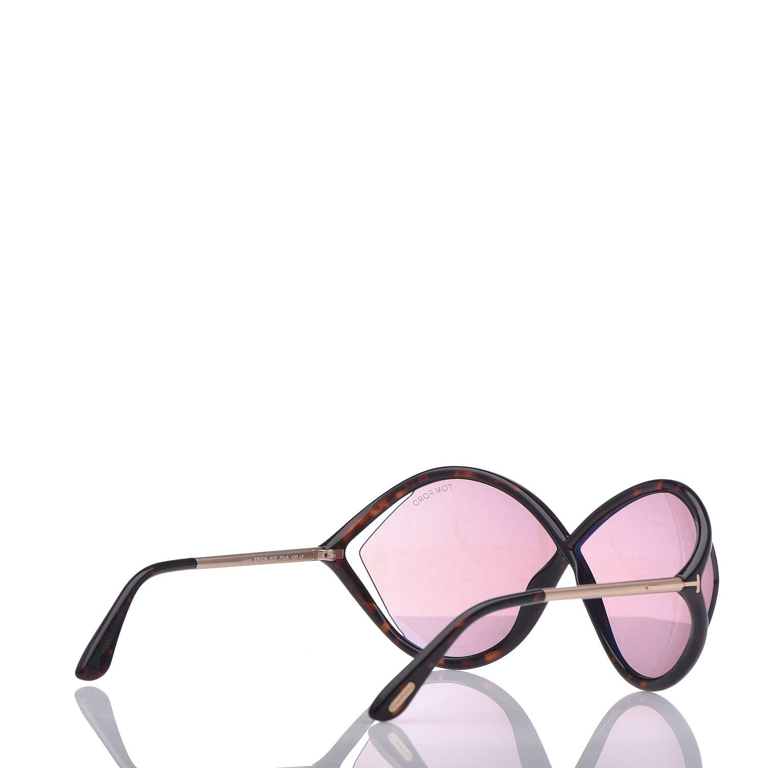 Tom Ford Liora Sunglasses TF528 Tortoise 4 of 7
