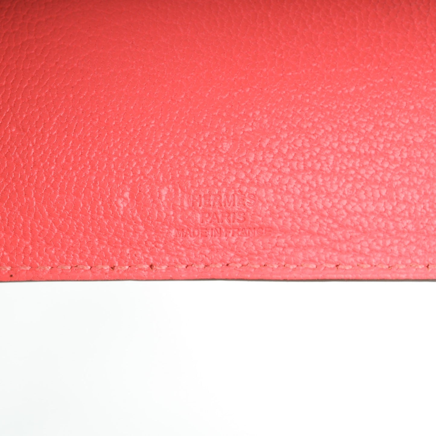 Chevre Mysore Tarmac PM Passport Holder Rose Lipstick