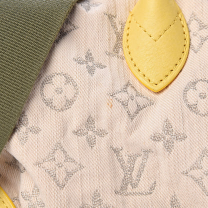 Louis Vuitton Monogram Denim Speedy Round Yellow 9 of 15