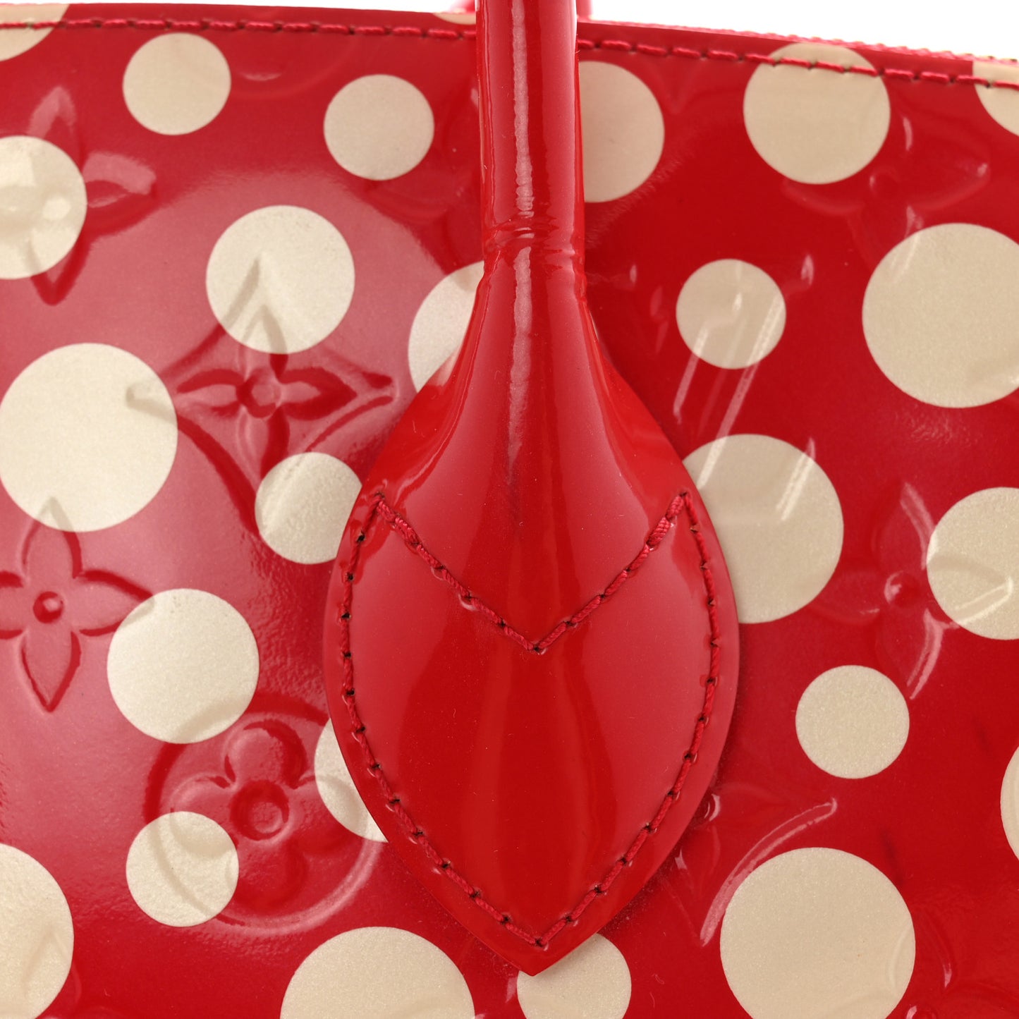 Vernis Kusama Infinity Dots Lockit MM Red