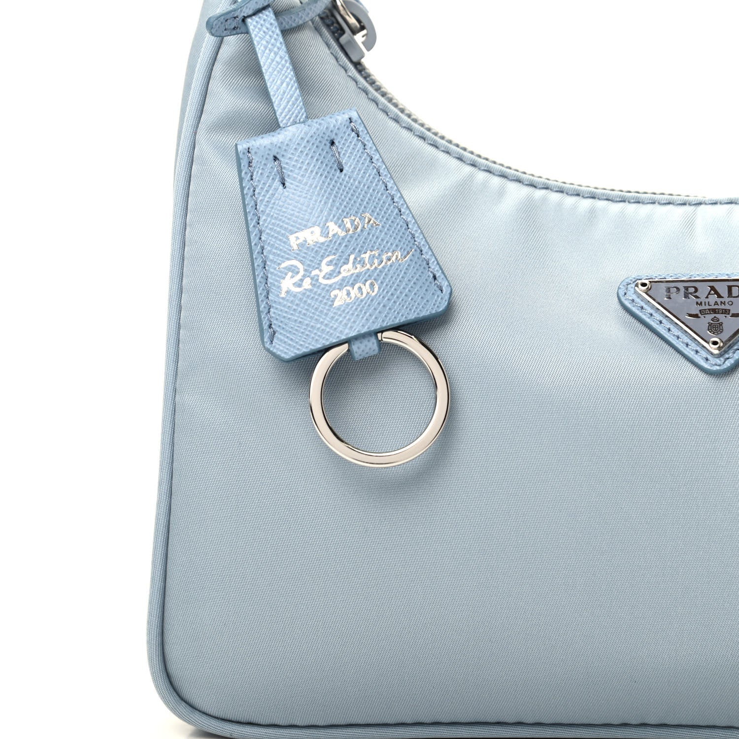 Prada Tessuto Nylon Mini Re-Edition 2000 Bag Astrale 10 of 10