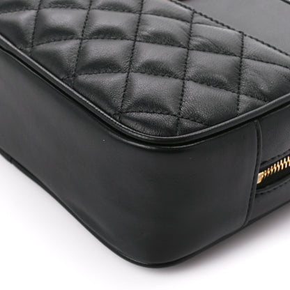Versace Nappa Quilted Medium Medusa Camera Bag Black 10 of 10