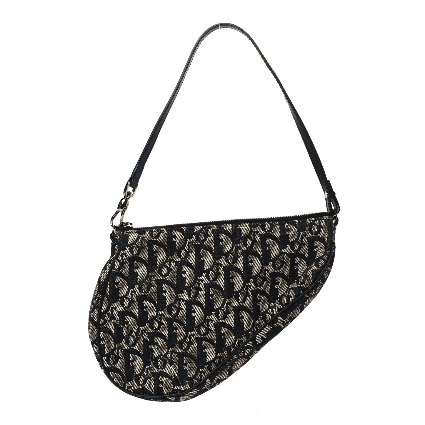 Monogram Mini Saddle Pochette Black
