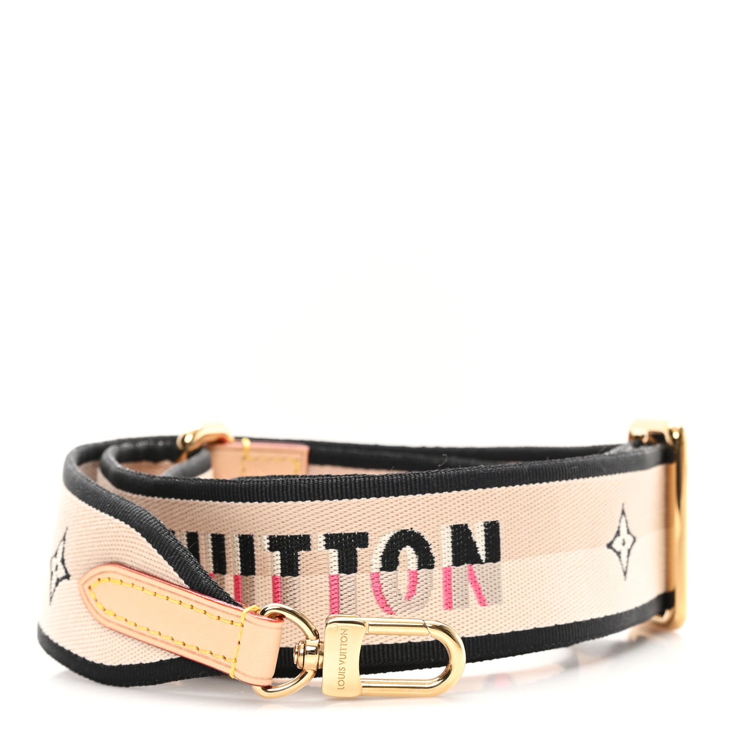 Louis Vuitton Jacquard Speedy Bandouliere 20 Shoulder Strap Black 1 of 3