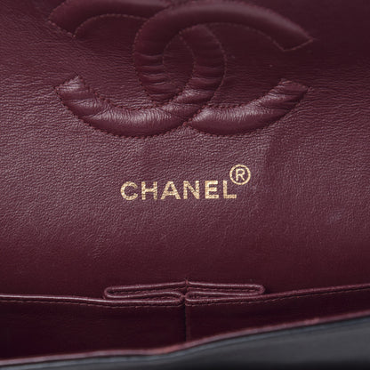 Chanel Lambskin Quilted Medium Double Flap Navy 6 of 19
