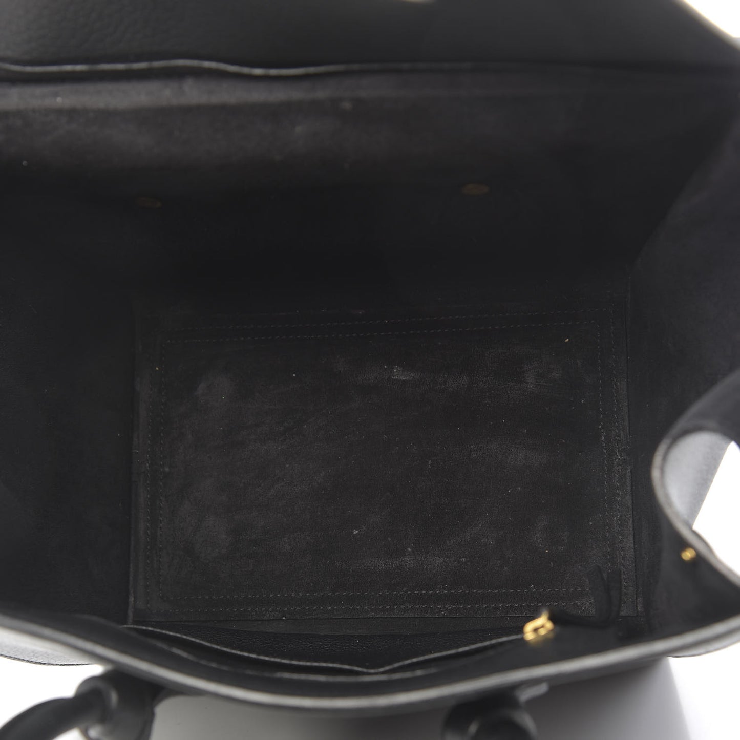 Crisped Calfskin Mini Tie Knot Tote Black