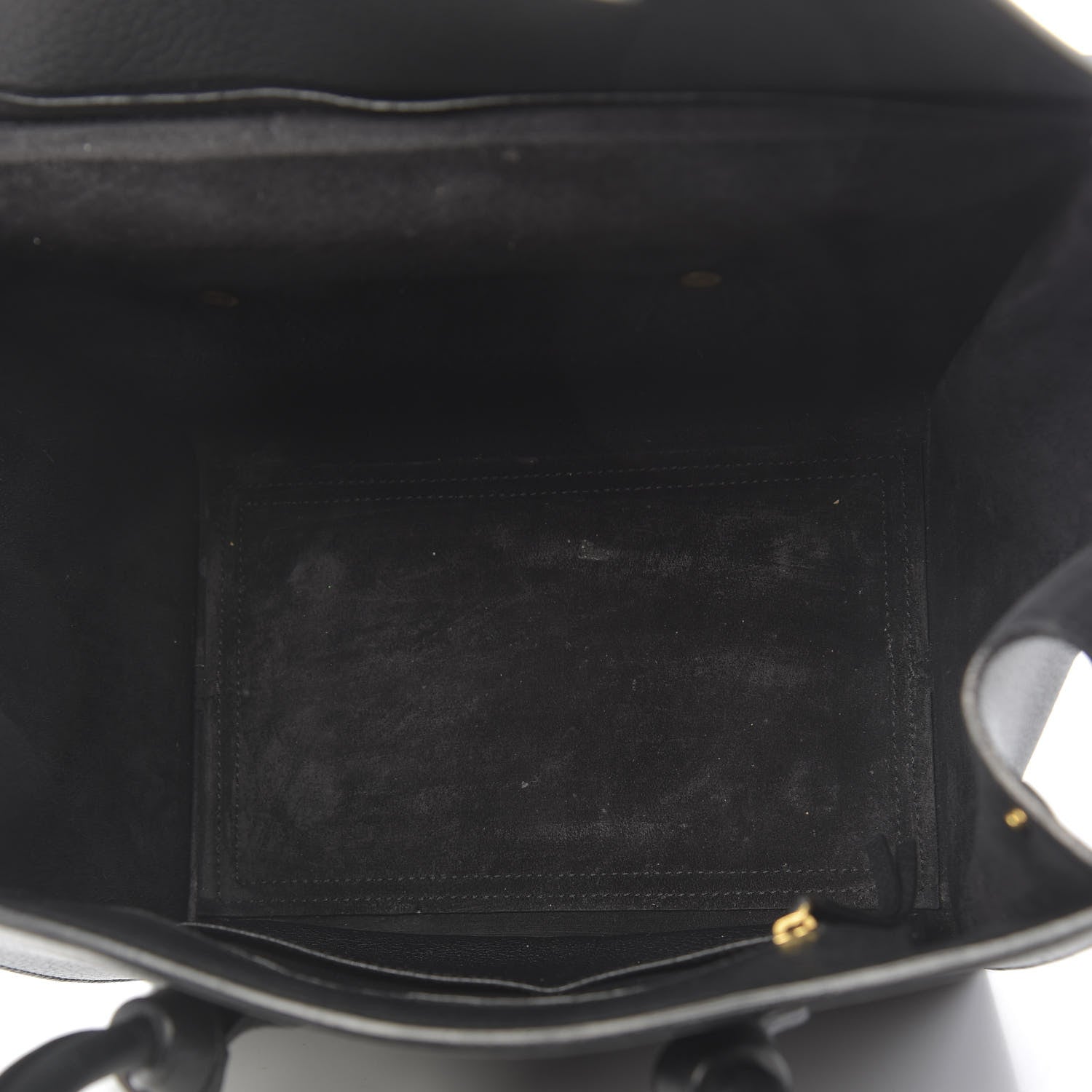 Celine Crisped Calfskin Mini Tie Knot Tote Black 5 of 29