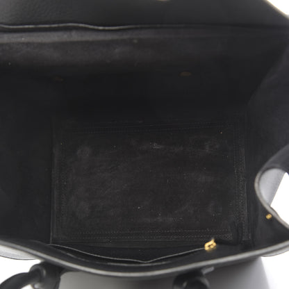 Celine Crisped Calfskin Mini Tie Knot Tote Black 5 of 29