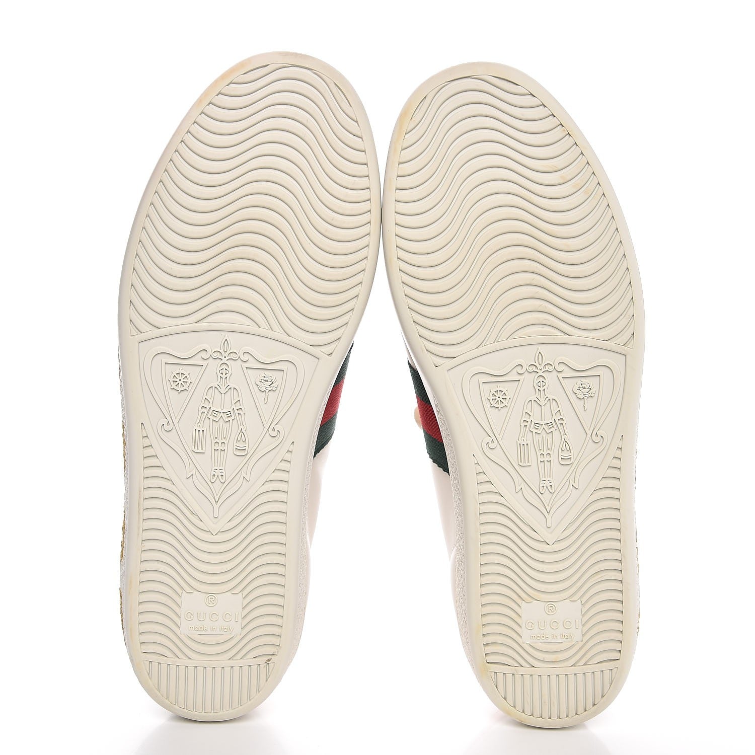 Gucci X SEGA Calfskin Ayers Web Guccy Womens Ace Sneakers 37 White 7 of 12