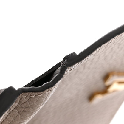 Louis Vuitton Taurillon Capucines Compact Wallet Galet 8 of 9