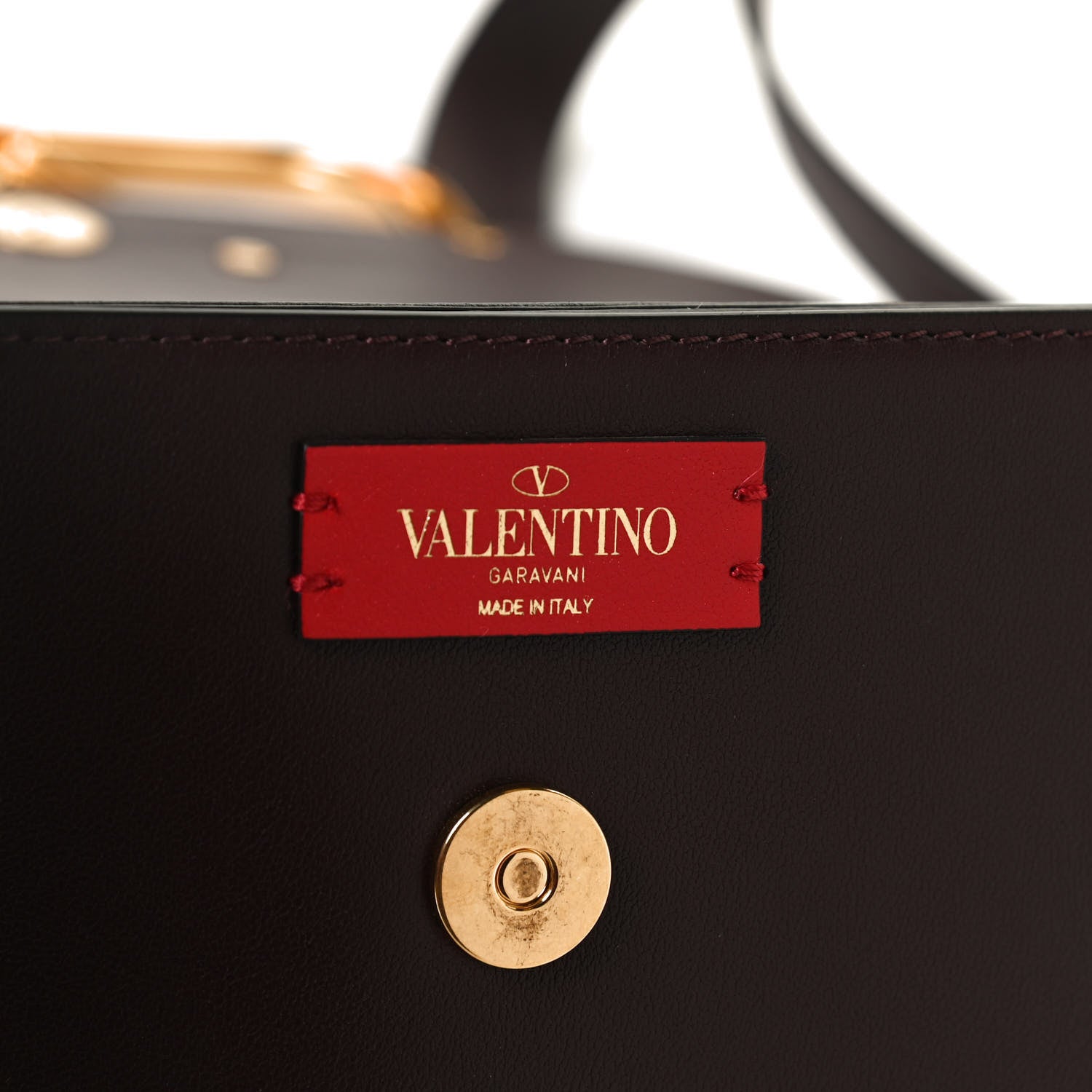 Valentino Garavani Smooth Calfskin Supervee Shoulder Bag Rubin 5 of 10