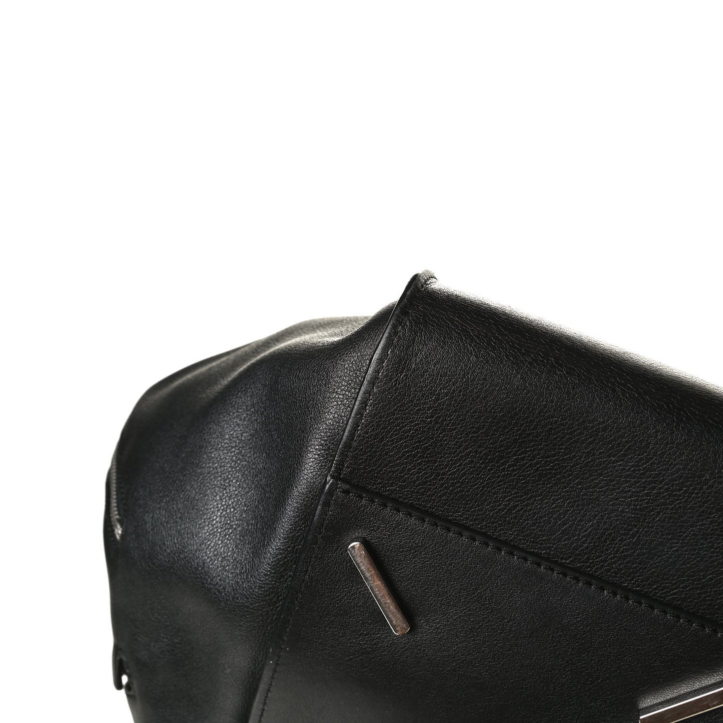 Calfskin Small Hammock Shoulder Bag Black