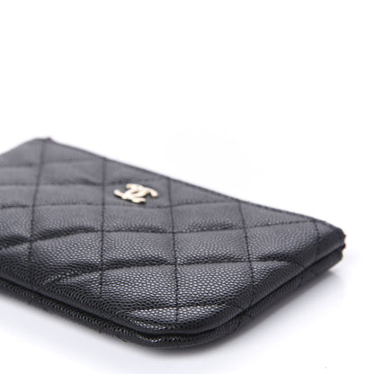 Chanel Caviar Quilted Small Cosmetic Case Black 7 of 10