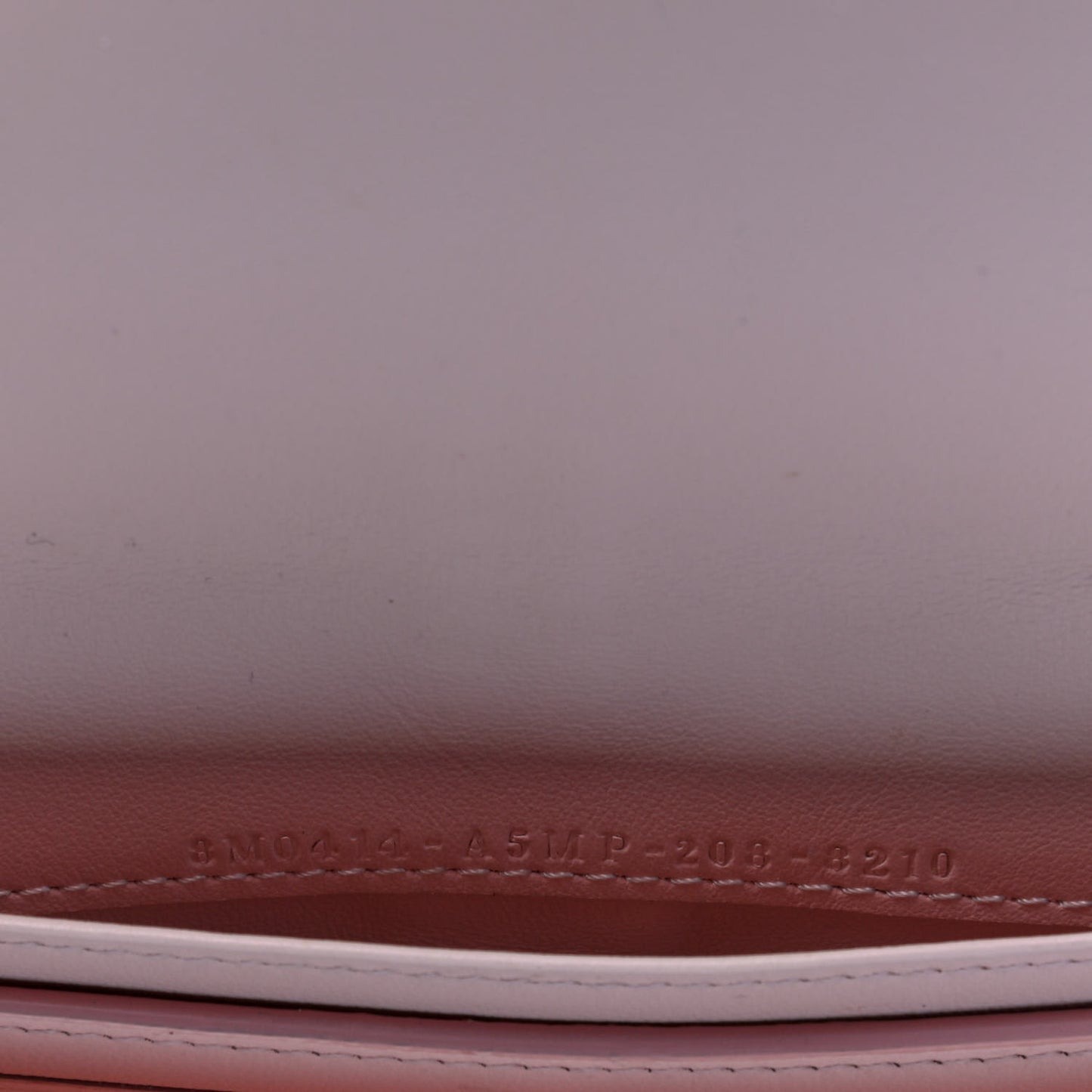 Vitello Grace Glazed Fabric FF 1974 Mini Peekaboo Wallet on Chain Brown Mogano Panna