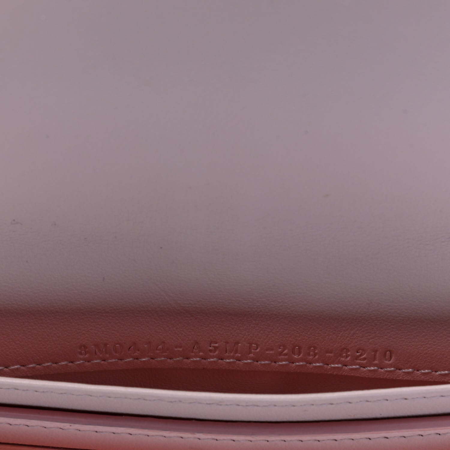 Fendi Vitello Grace Glazed Fabric FF 1974 Mini Peekaboo Wallet on Chain Brown Mogano Panna 4 of 5