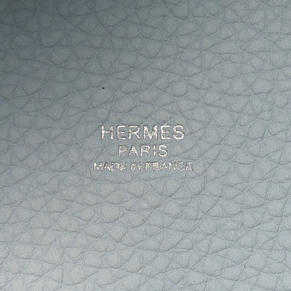 Hermes Taurillon Clemence Picotin Lock 18 PM Bleu Pale 7 of 10