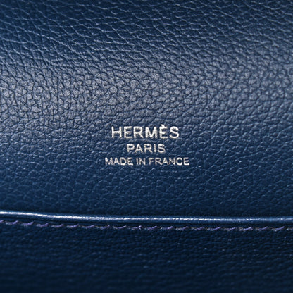 Hermes Evercolor Mini Sac Roulis Bleu De Malte 6 of 12