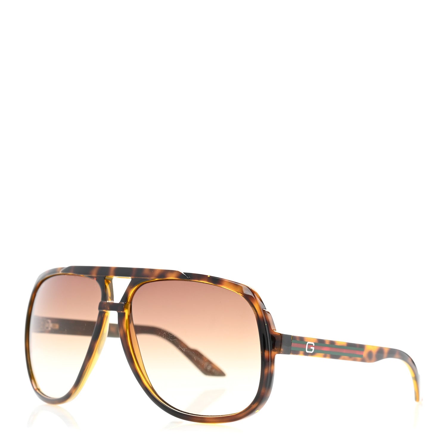 Gucci Acetate Aviator Sunglasses GG 1622/S Tortoise 1 of 8