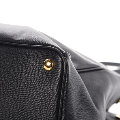Prada Saffiano Large Galleria Double Zip Tote Black 15 of 17