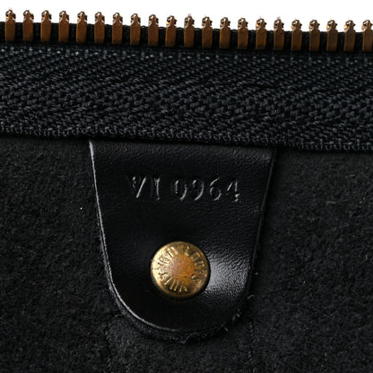 Louis Vuitton Epi Keepall 55 Black 6 of 16