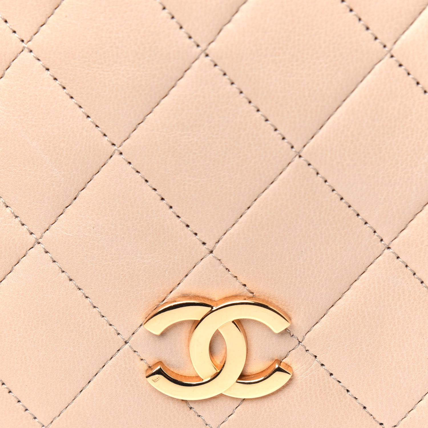 Chanel Lambskin Quilted Small Single Flap Beige 21 of 21