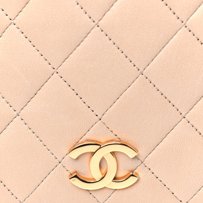 Chanel Lambskin Quilted Small Single Flap Beige 21 of 21