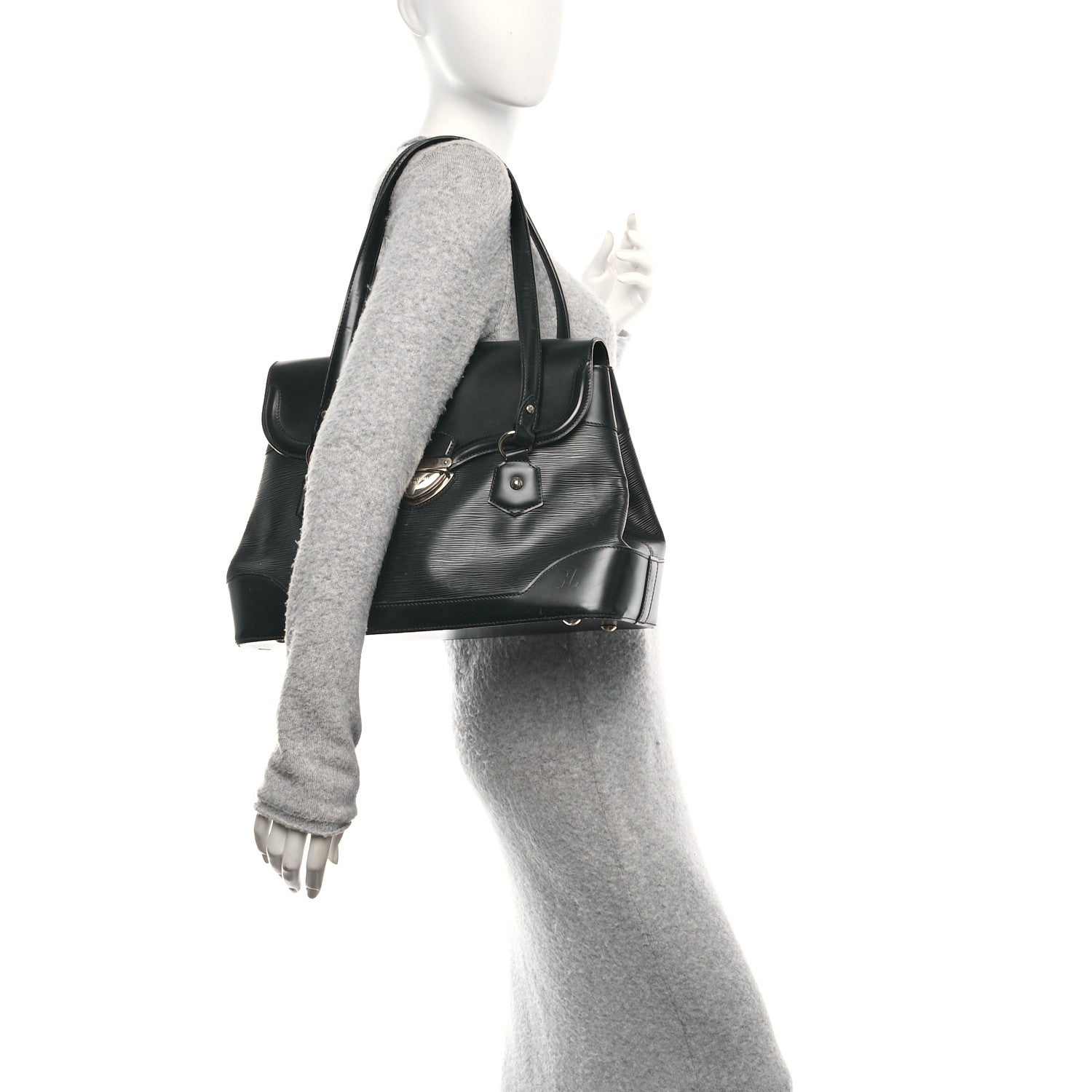 Louis Vuitton Epi Bagatelle GM Black 2 of 9
