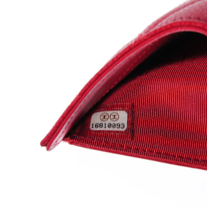 Chanel Caviar Quilted Large Flap Wallet Red 7 of 8