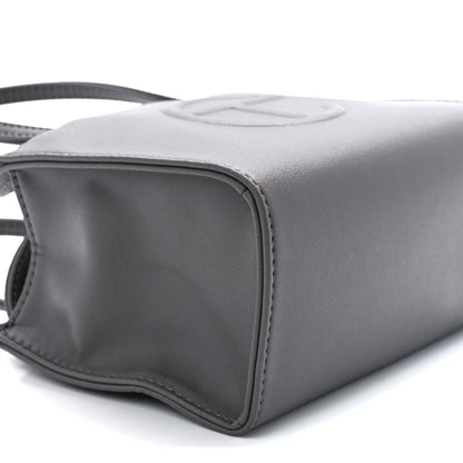 Telfar Vegan Leather Small Shopping Bag Grey 10 of 11