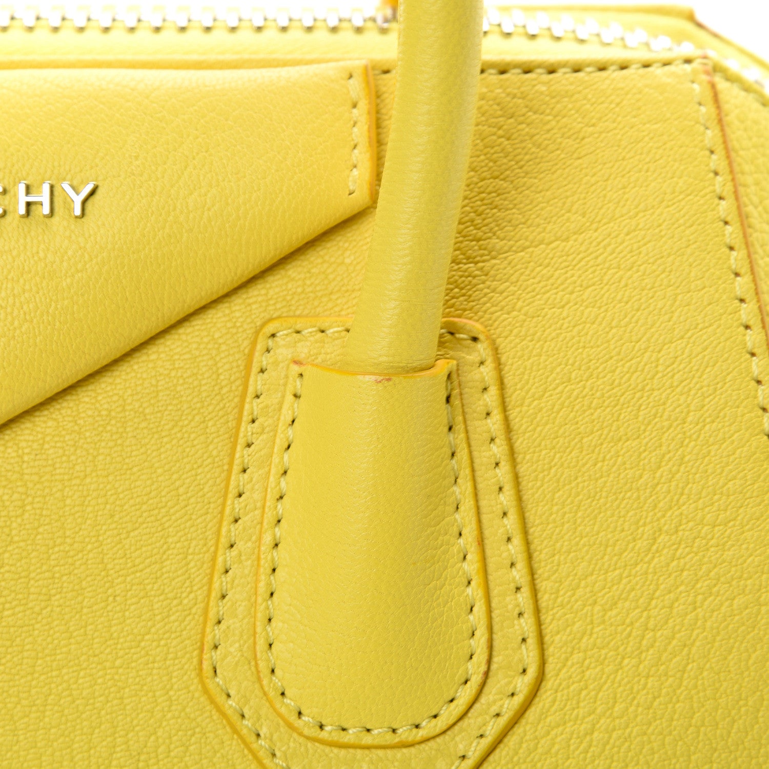 Givenchy Sugar Goatskin Small Antigona Yellow 11 of 12