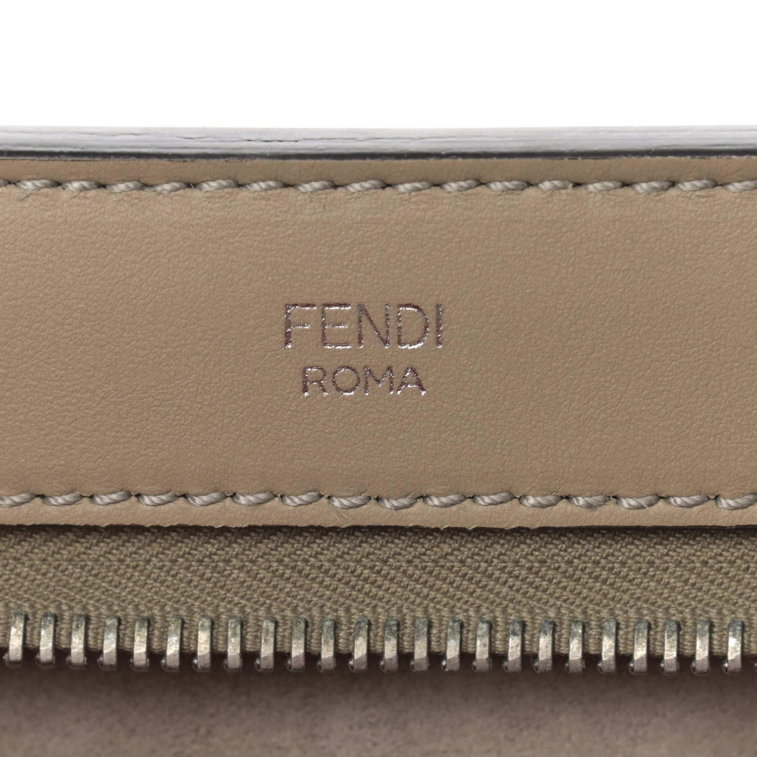 Fendi Vitello Baltico Dolce DotCom Satchel Tortora Papavero 7 of 14
