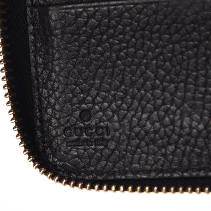 Gucci Calfskin Soho Zip Around Wallet Black 6 of 7