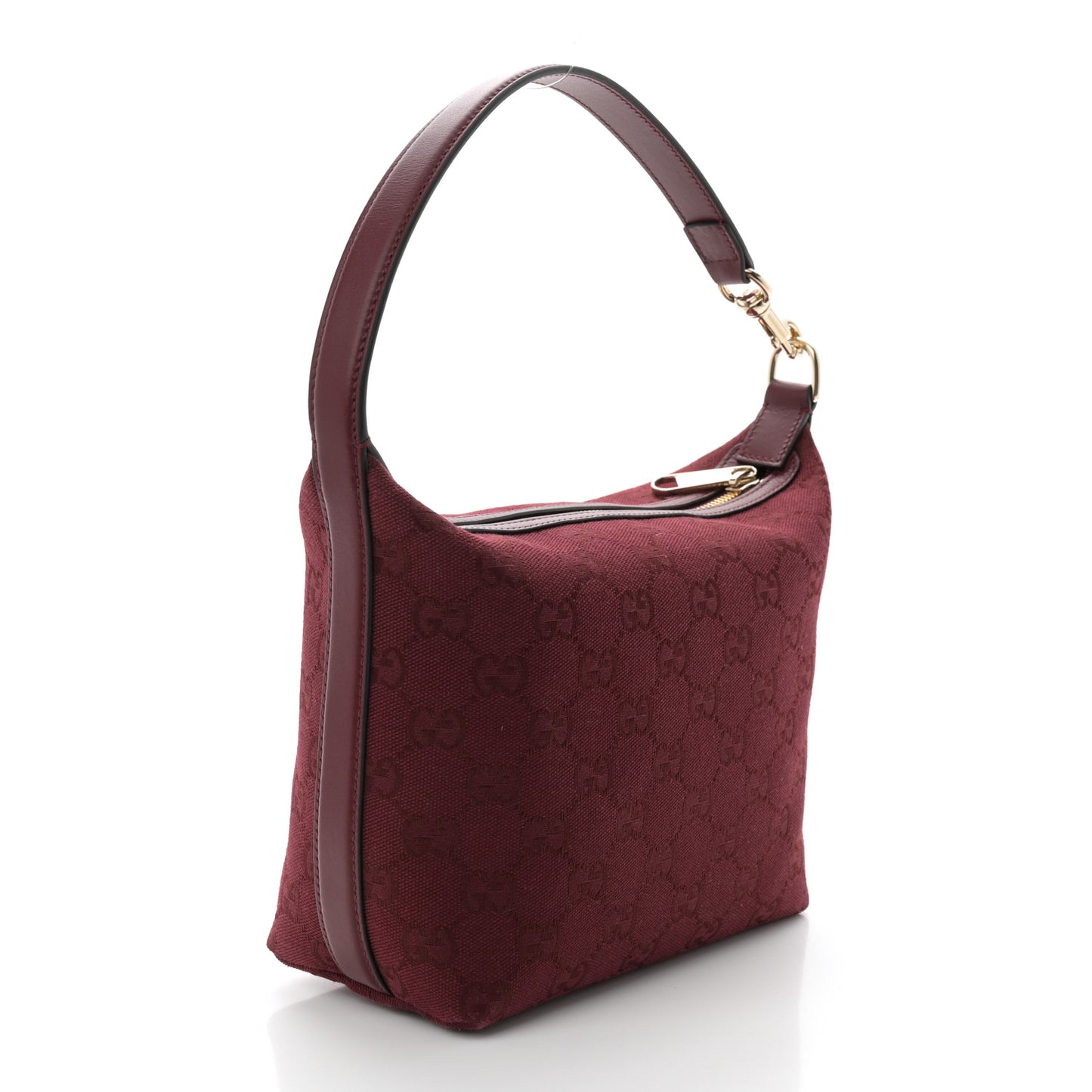 GG Monogram Mini Hobo Rosso Ancora
